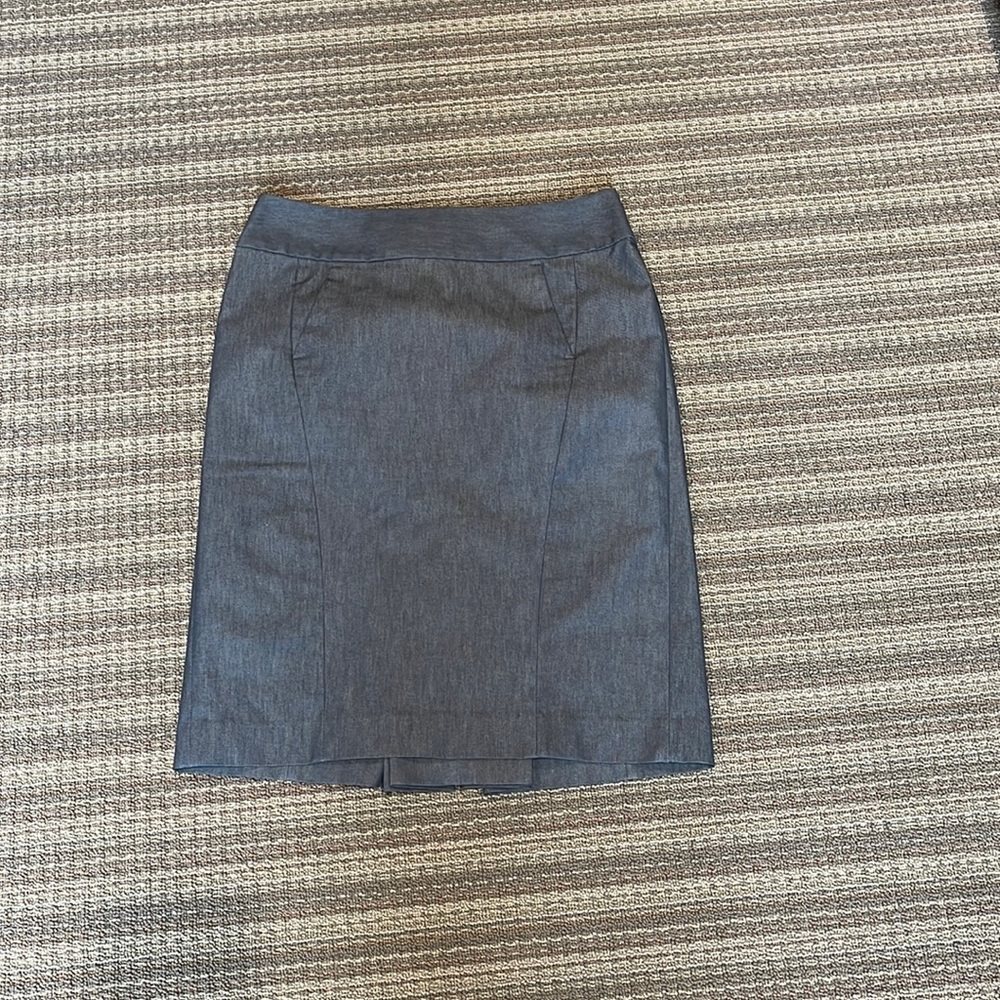 Grey Ann Taylor Loft Skirt